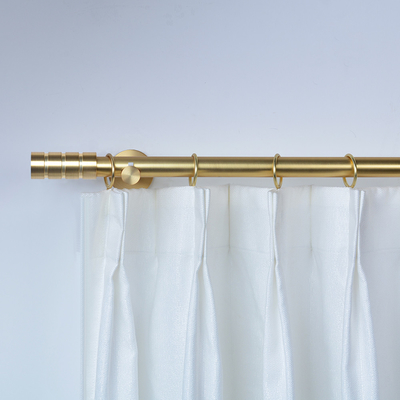Rose Gold Coloured 25/28 mm Curtain Rod Set Pole Iron Curtain Tube Wholesale Curtain Rod