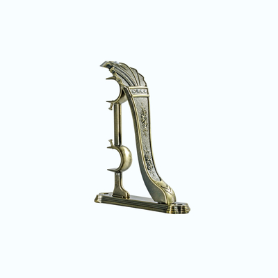 Factory Directly Wholesale 28mm Single/Double Home Decoration Curtain Accessories Extendable Metal Curtain Rod Set