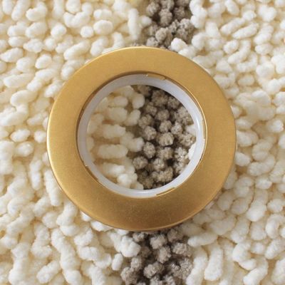 40mm 70mm Gold Electroplate Plained Curtain Rod Rings