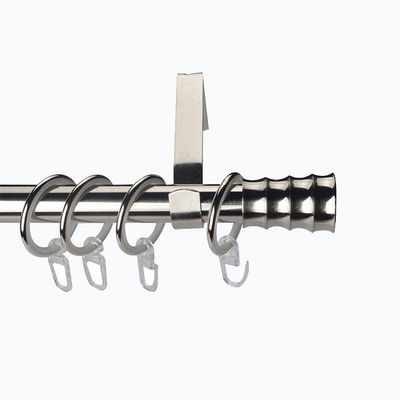 Aluminum drapery Brackets Curtain Hook Extenders Handle Rod Set
