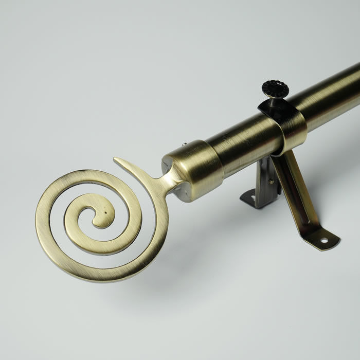 KIEI EP-050 Curtain Rod Wholesales Hot Sale Luxury Adjustable Simple Style Hardware Precision Manufacturing